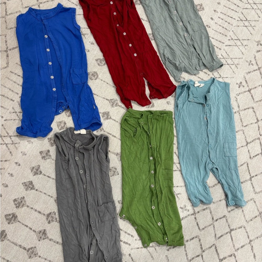 Kyte Bamboo Sleeveless Romper Bundle